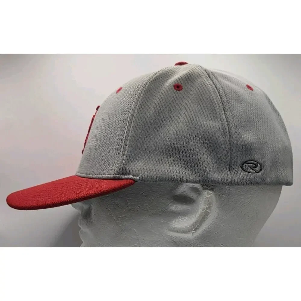 Rock Island Rocks High School Rocky Richardson‎ Stretch Cap Baseball Hat S/M PTS
